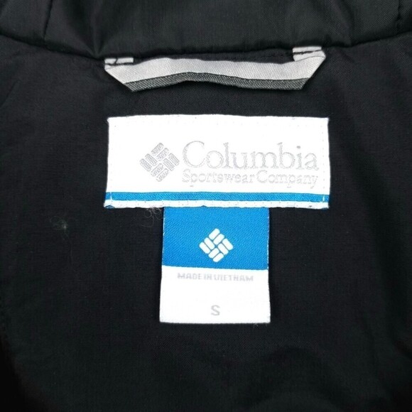 Columbia OmniTech Waterproof Hoodie Windbreaker Snow Jacket Small Black Gorpcore - Picture 2 of 8